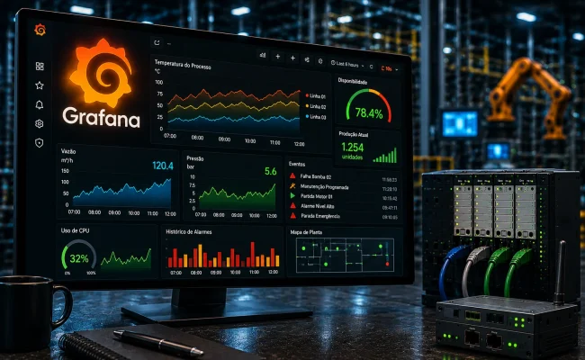 grafana para automacao industrial