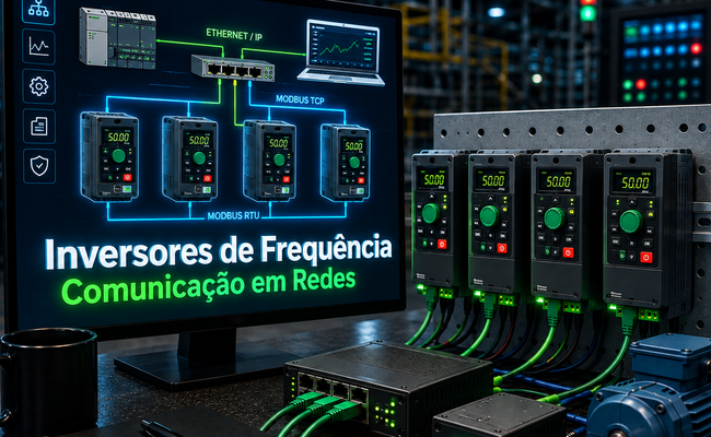 Inversores de Frequência - Comunicação em Redes