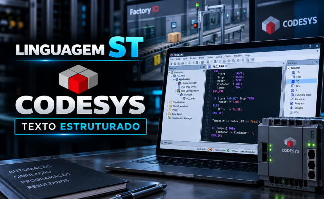 Linguagem ST com Codesys Texto Estruturado