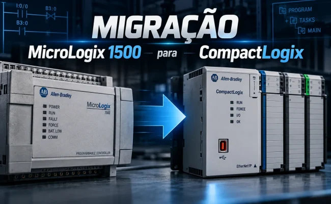 migracao micrologix 1500 para compactlogix