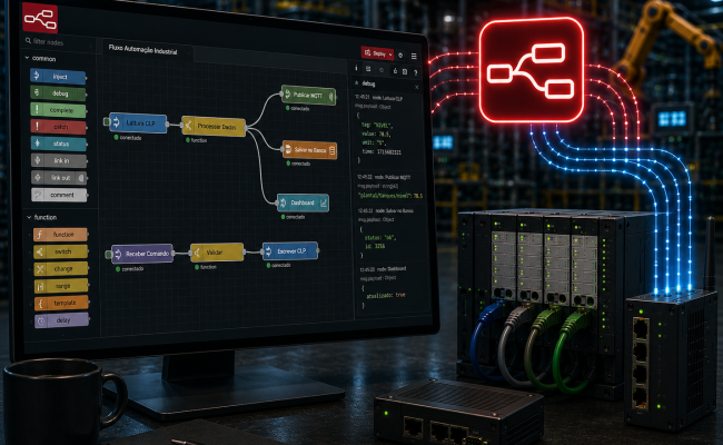 Nodered para Automação Industrial