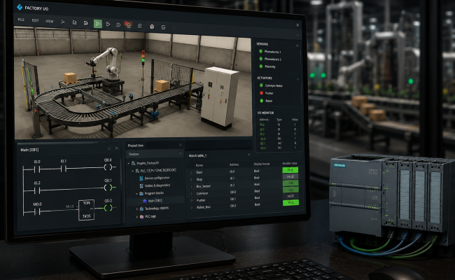 Projetos FACTORY IO - SIEMENS TIA PORTAL